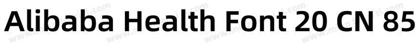 Alibaba Health Font 20 CN 85 B 语言字体转换
